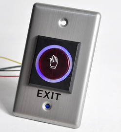 门禁出门按钮非接触式感应开关常开常闭不锈钢长条自复位